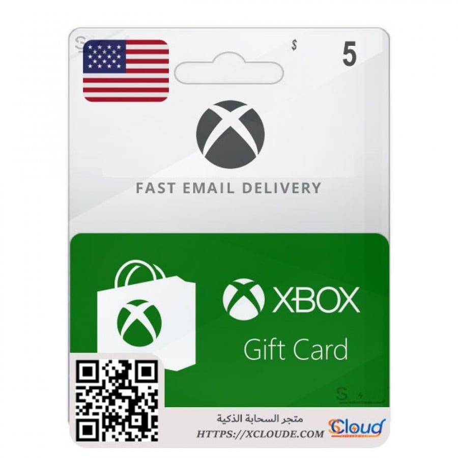 حصري أفضل سعر بطاقة ستور أمريكي أكس بوكس 5 دولار Xbox Gift Card قوري