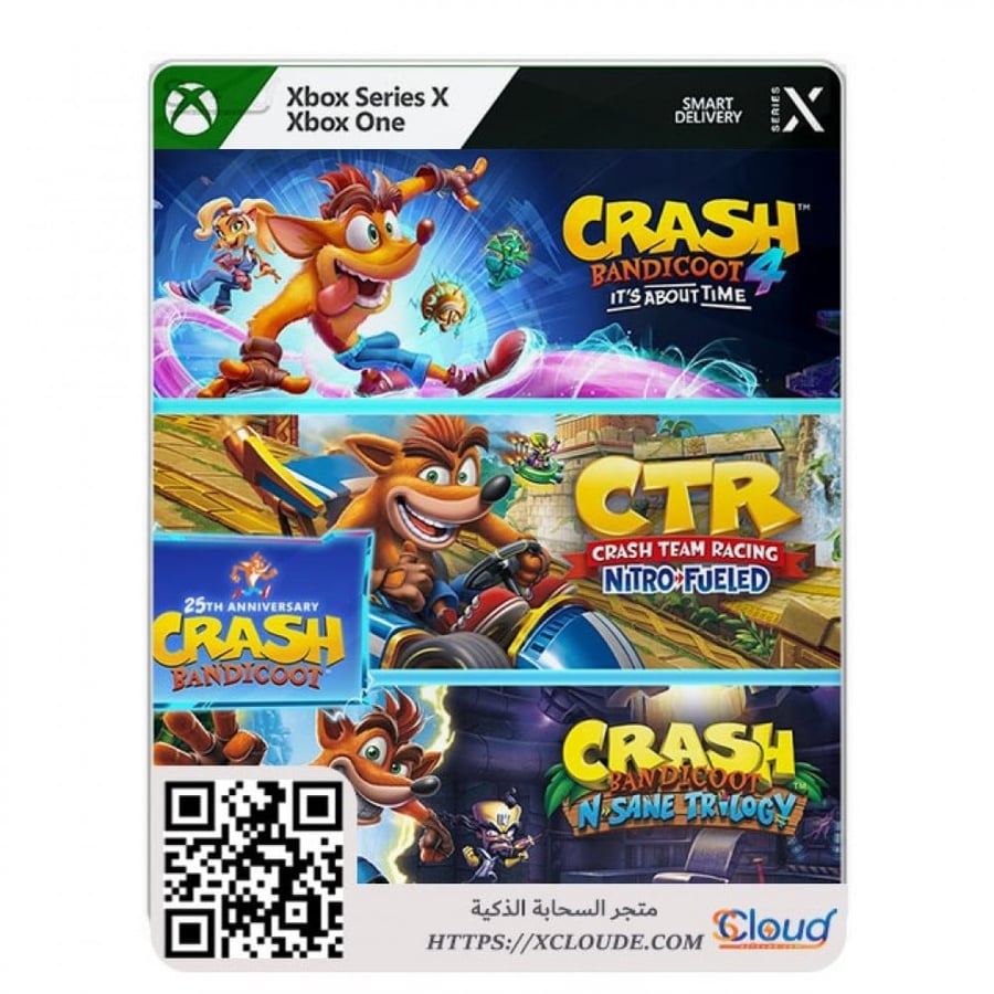 حصري ثلاثية العاب كراش على اكس بوكس بأفضل سعر Crash Xbox فوري و موثوق