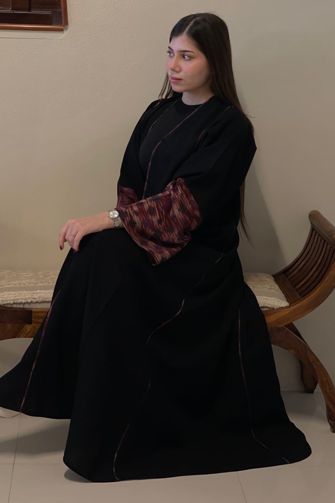 عبايات سوداء شيك تيان 4