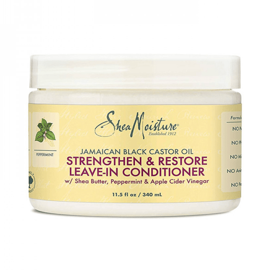 Balm Leaf in Jamaican Black Castor Oil for strengthening and promoting hair growth from Shea Moisture - 340ml