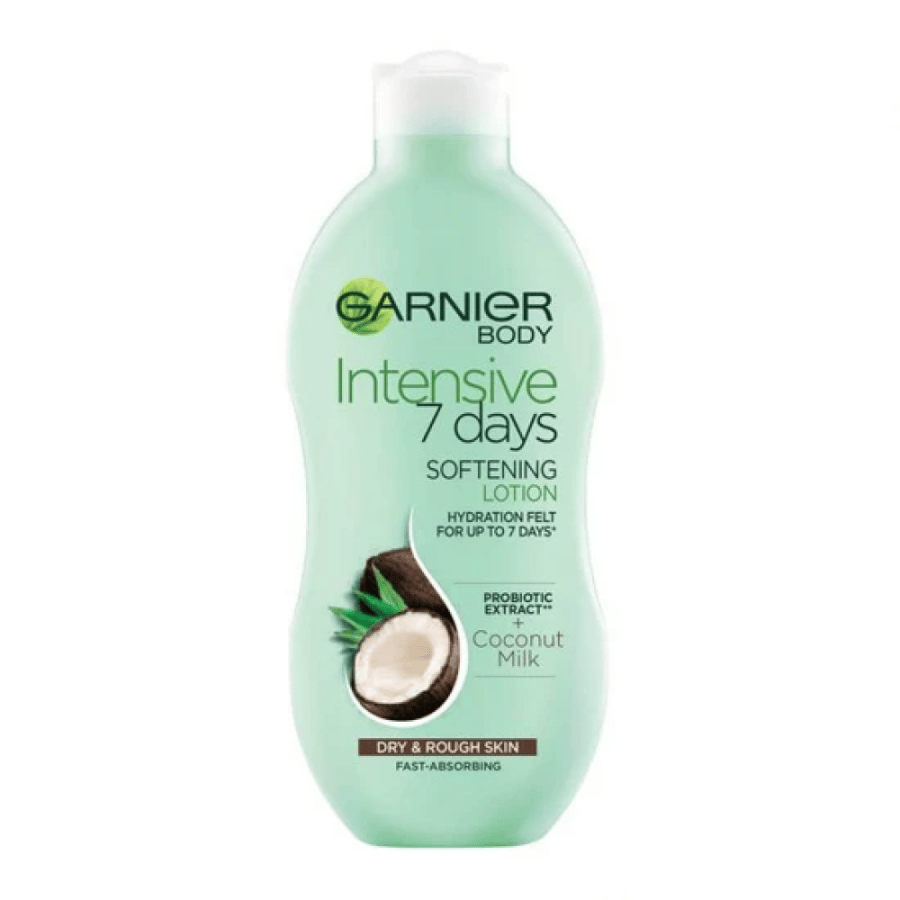 Garnier Intensive 7 Days Body Moisturizing Lotion with Coconut Milk for Dry and Rough Skin - 400 ml