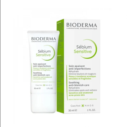 Bioderma Sebium Soothing for Sensitive Skin and Anti-blemish 30 ml