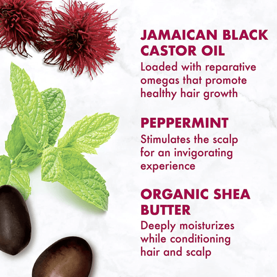 Balm Leaf in Jamaican Black Castor Oil for strengthening and promoting hair growth from Shea Moisture - 340ml