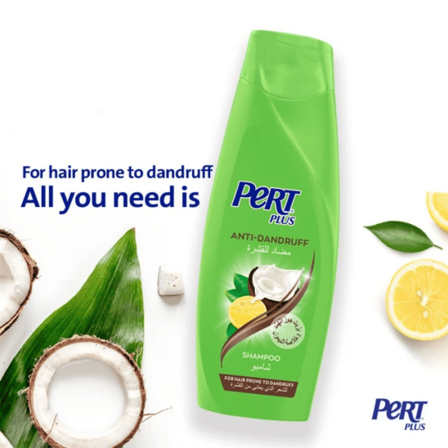 Bert Plus Anti-Dandruff Shampoo with Coconut Oil and Lemon Extract - 400 ml