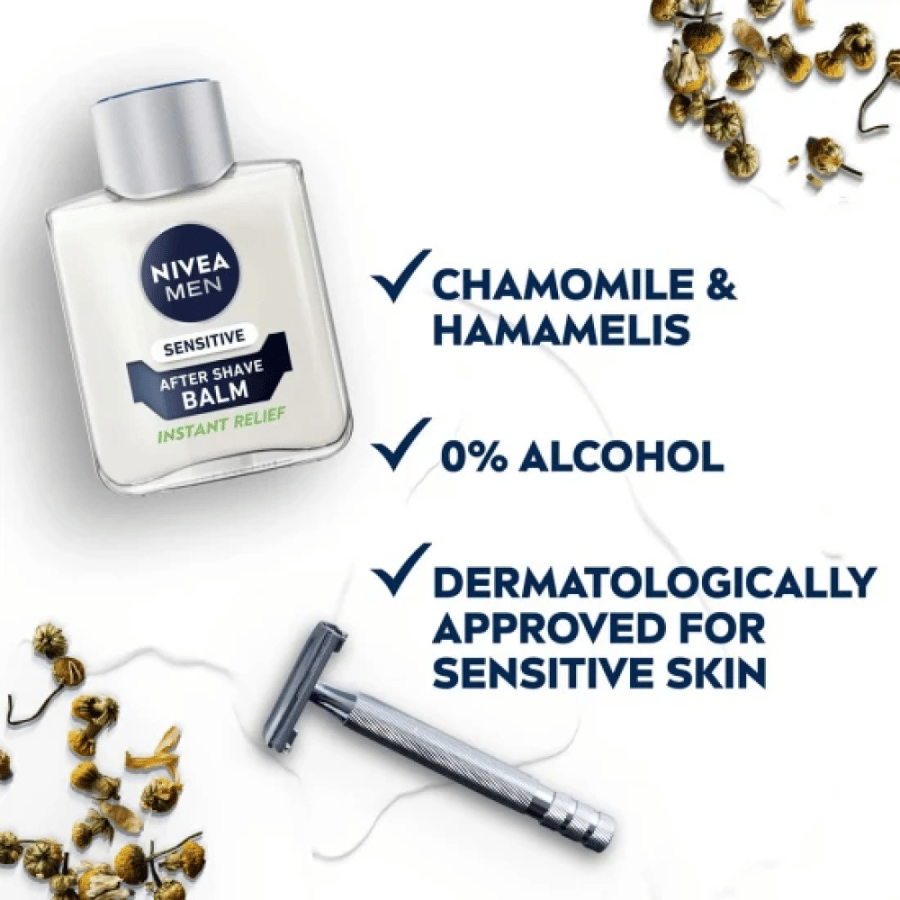 Nivea After Shave Balm for Sensitive Skin for Men - 100ml