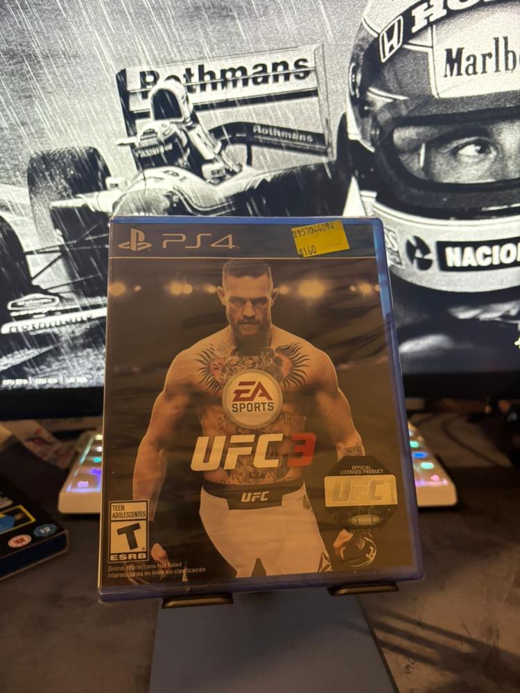 لعبه ufc3 ps4 بغلاف المصنع