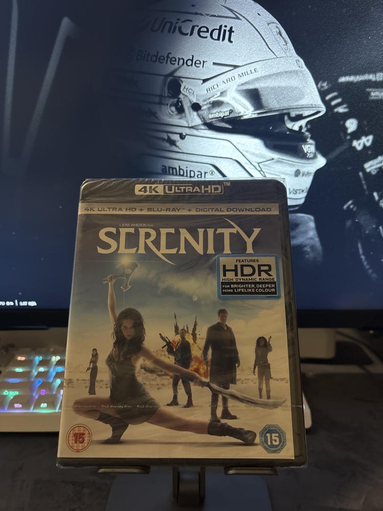 فلم serenity 4k  blurayبغلاف المصنع