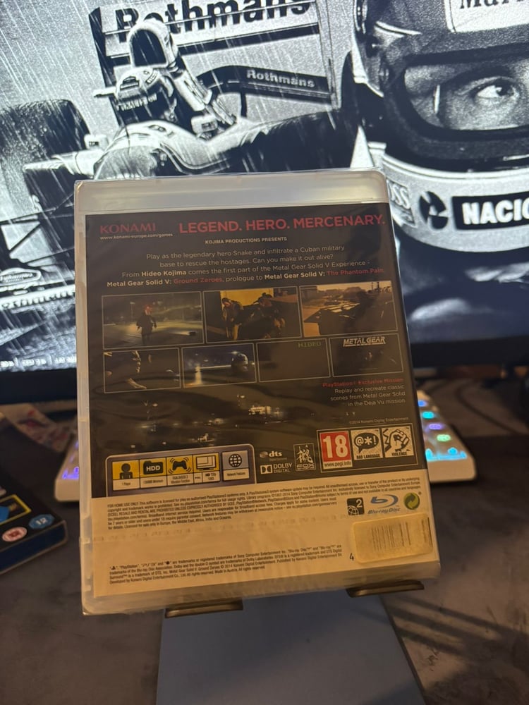 Metal gear solid v ps3  بغلاف المصنع
