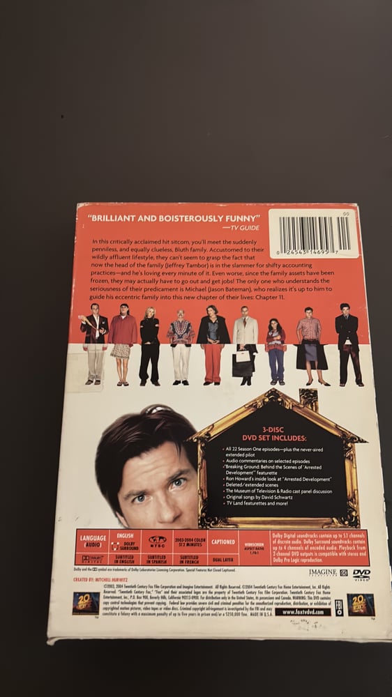 مسلسل ARRESTED DEVELOPMENT الجزء الاول dvd