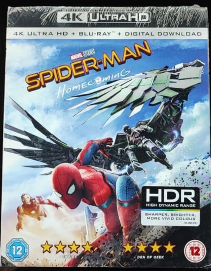 فلم spider man home coming 4uhd بغلاف المصنع