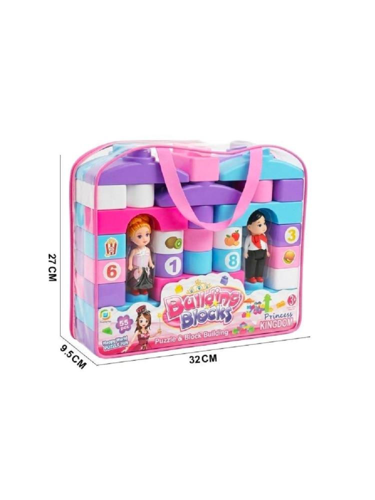 مكعبات بناء Princess Kingdom للأطفال