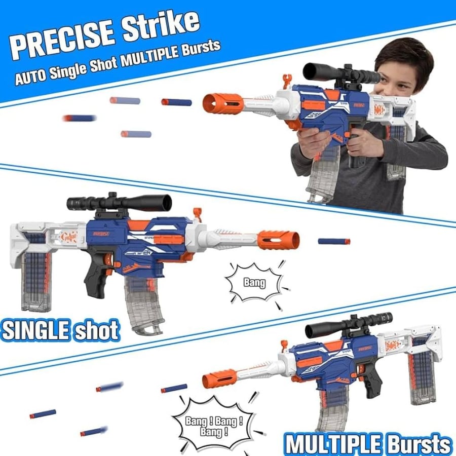 بندقية Fever Shoot الإلكترونية بطلقات فوم