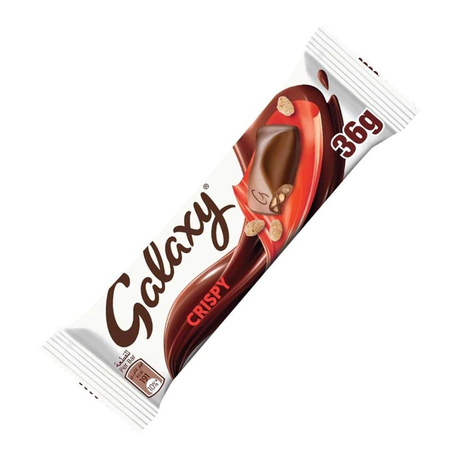 جالكسي أصابع شوكولاتة بالحليب مع أرز مقرمش 30جم