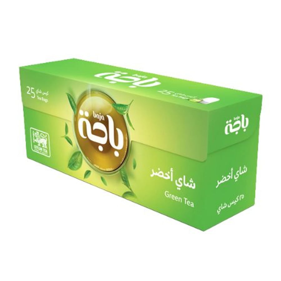 باجة شاي اخضر 25 قطع 50 جم