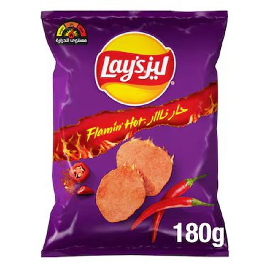 ليز شيبس حار نار 160جم