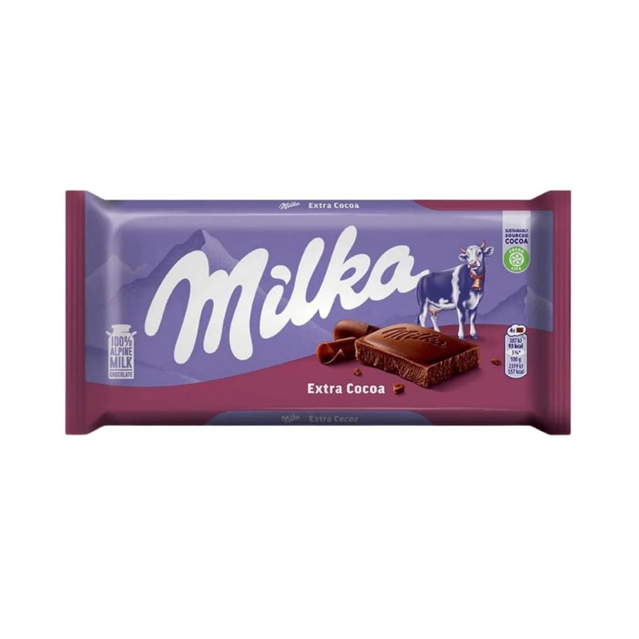 ميلكا قالب كاكاو إضافي 90جم