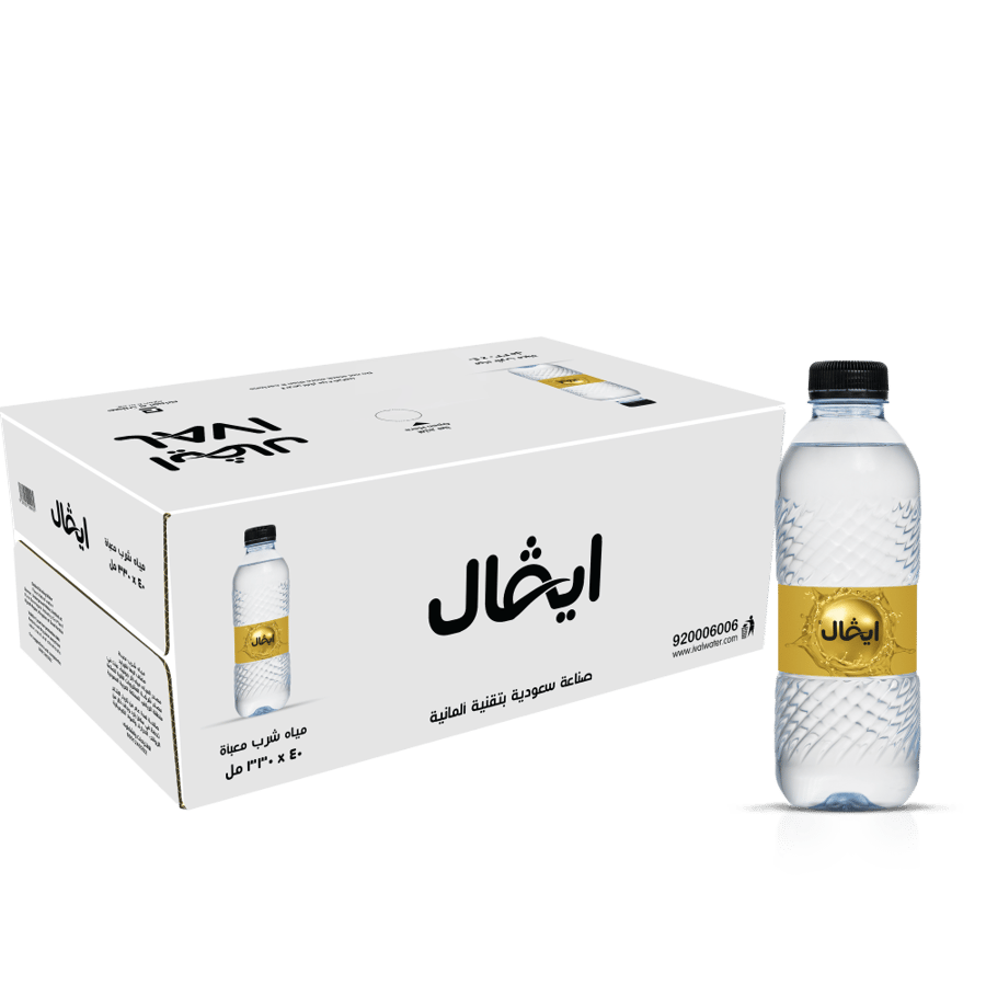 ايفال مياه شرب معبأة صندوق 40 × 330مل