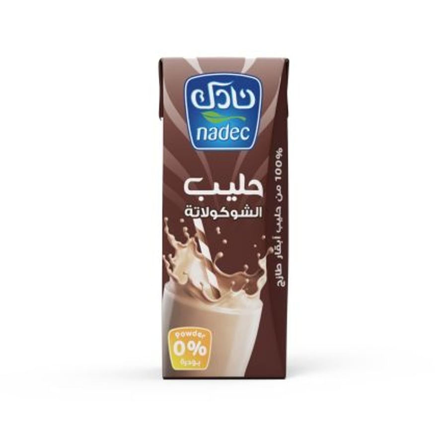 نادك حليب طويل الاجل بالشوكلاتة 185 مل