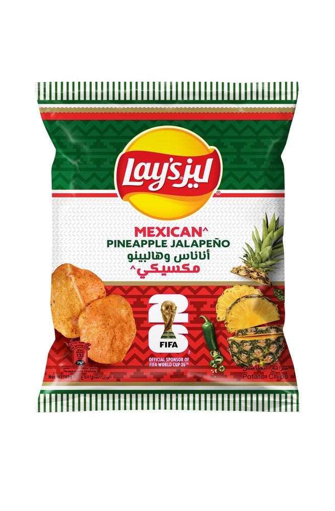 ليز أناناس وهالبينو 45  جم