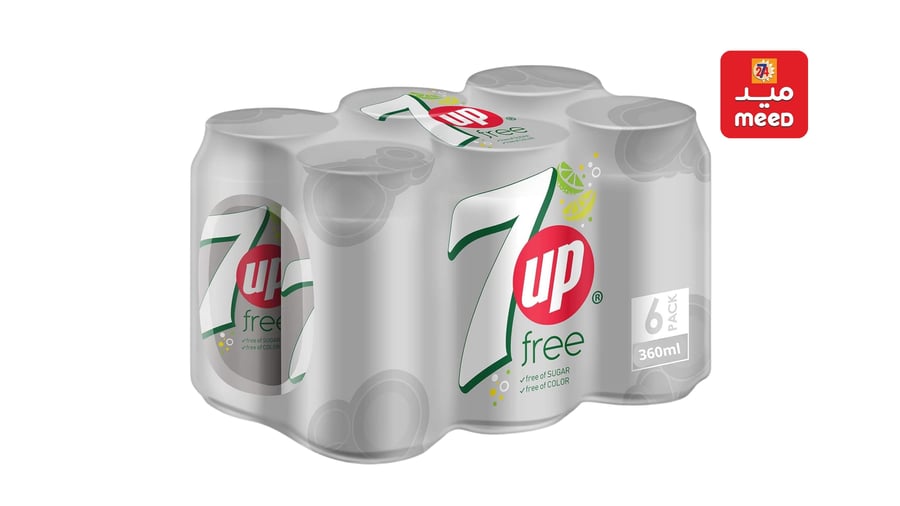 سڨن أب مشروب خالٍ من السكّر 6×360مل