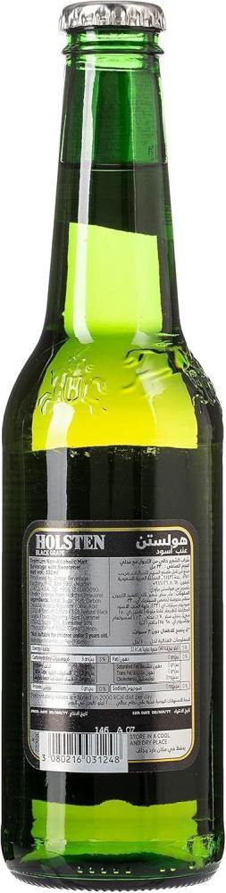 هولستن شراب شعير خالي من الكحول بنكهة العنب الأسود 330مل