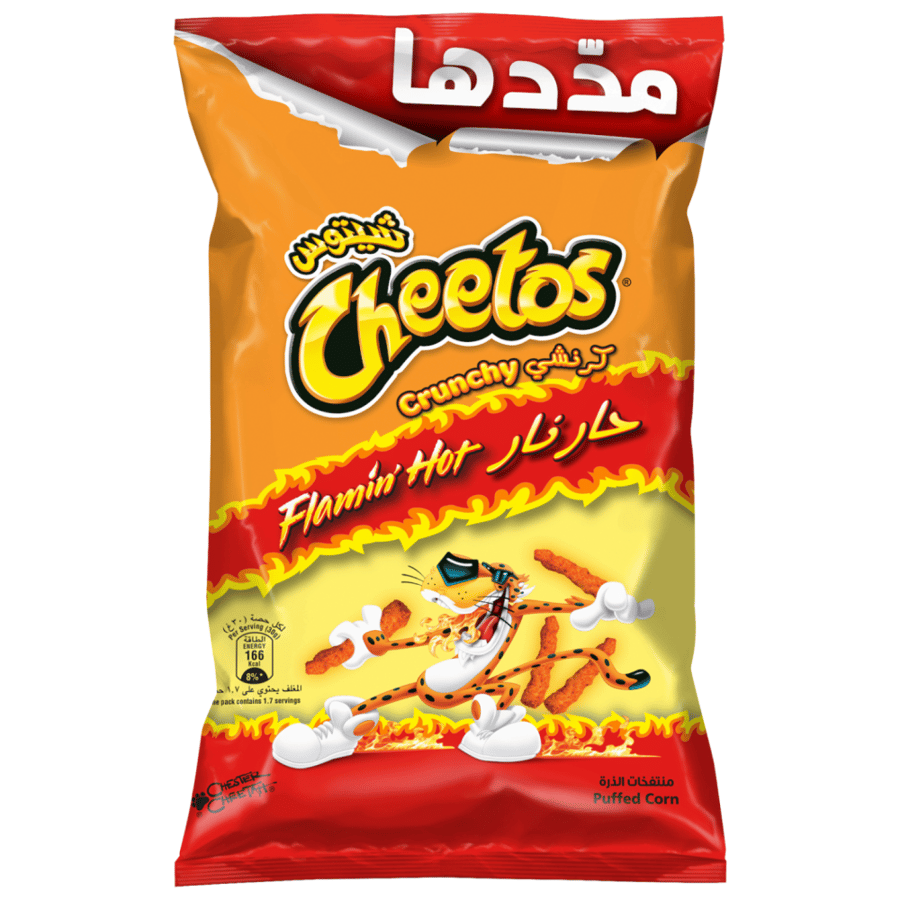 شيتوس رقائق الذرة  كرنشي حار نار 110 جم