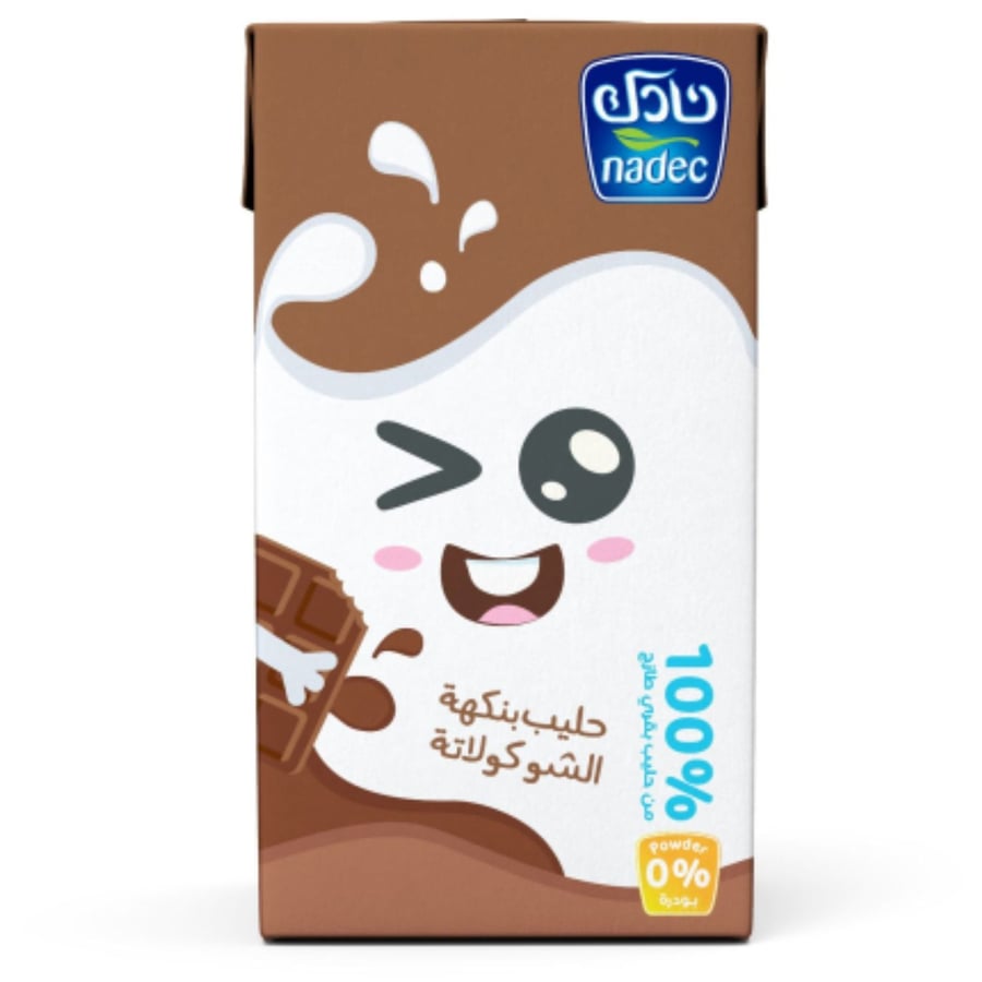 نادك حليب طويل الاجل بالشوكلاتة 125 مل