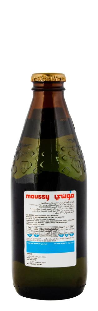 موسي  شراب شعير خالي من الكحول بنكهة التوت المثلج 33مل
