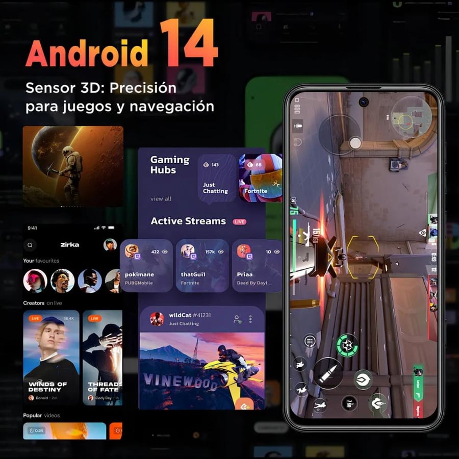 اتش تي سي Wildfire E7 ذاكرة داخلية 256 جيجابايت وذاكرة رام 6 جيجابايت