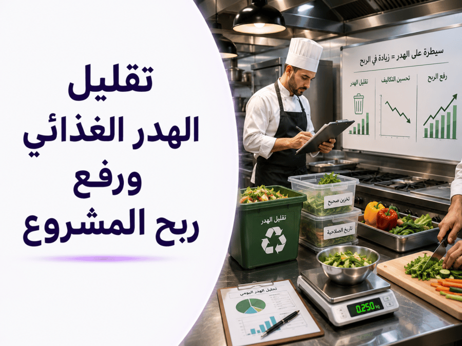 الدليل التشغيلي لإدارة الهدر الغذائي في المطاعم والكوفيهات