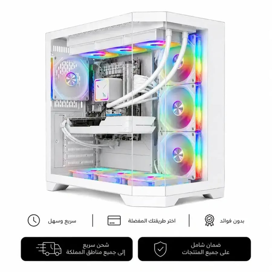 تجميعة بي سي قيمنق 5060 ومعالج Intel i5 12400f DDR 4