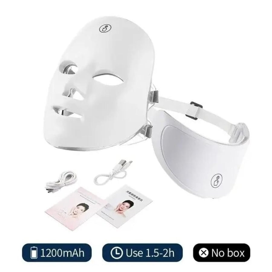 LED face mask for light therapy