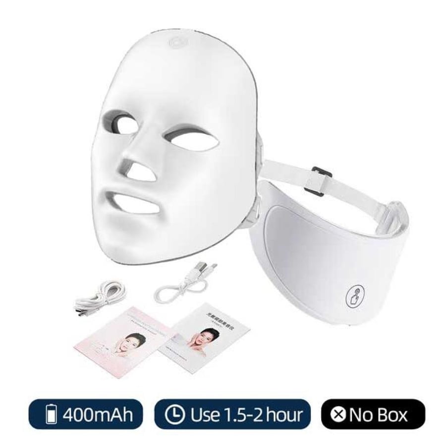 LED face mask for light therapy