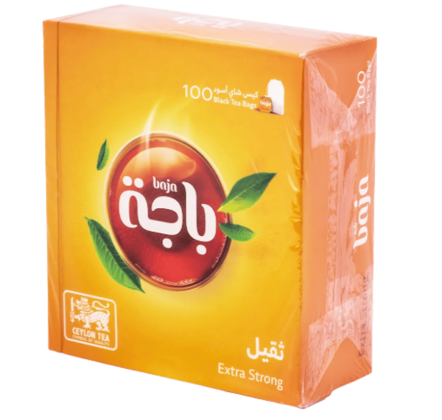 باجة شاي اسود ثقيل 100 كيس