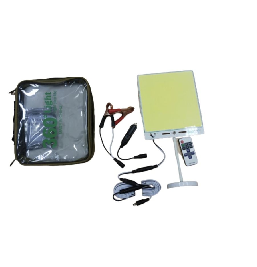LED lamp for trips 21X18 cm with remote