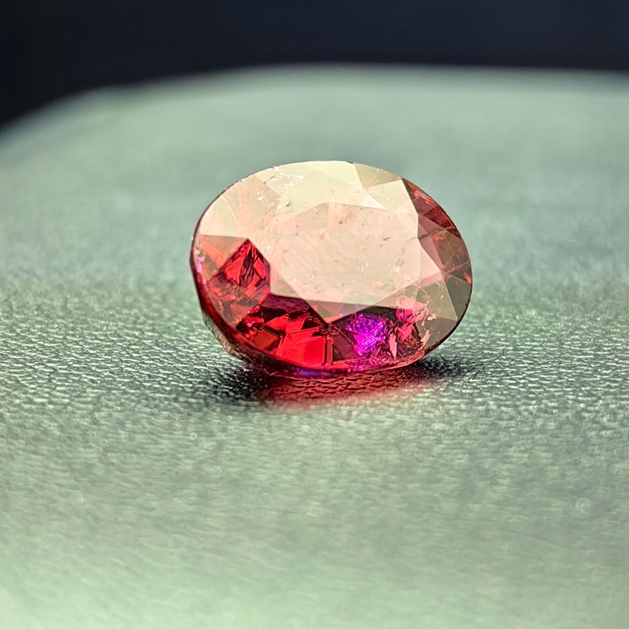 Natural rubellite 4.65 carats, saturated color