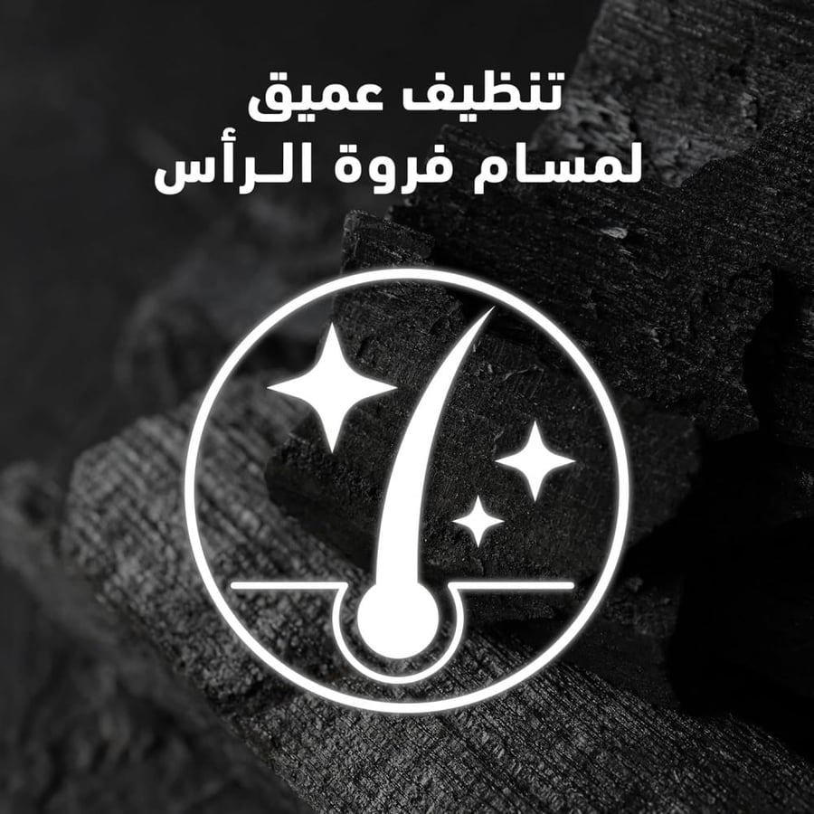 هيد اند شولدرز شامبو 1000 مل ديتوكس الفحم