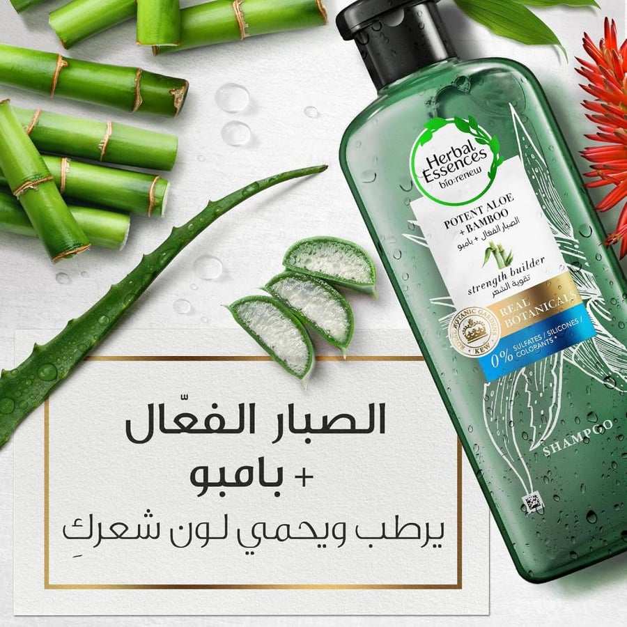 هيربال ايسنز شامبو الصبار والبامبو 400 مل