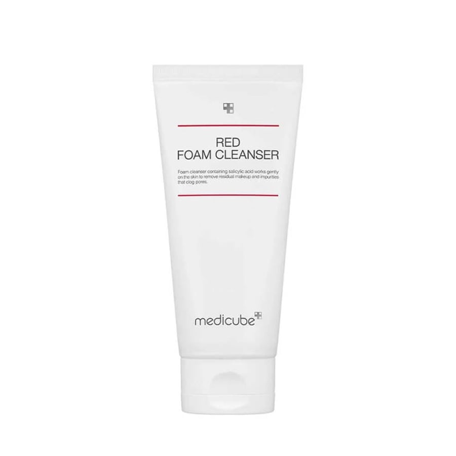 Red foaming cleanser cleans and removes impurities 120 ml from Medicoop