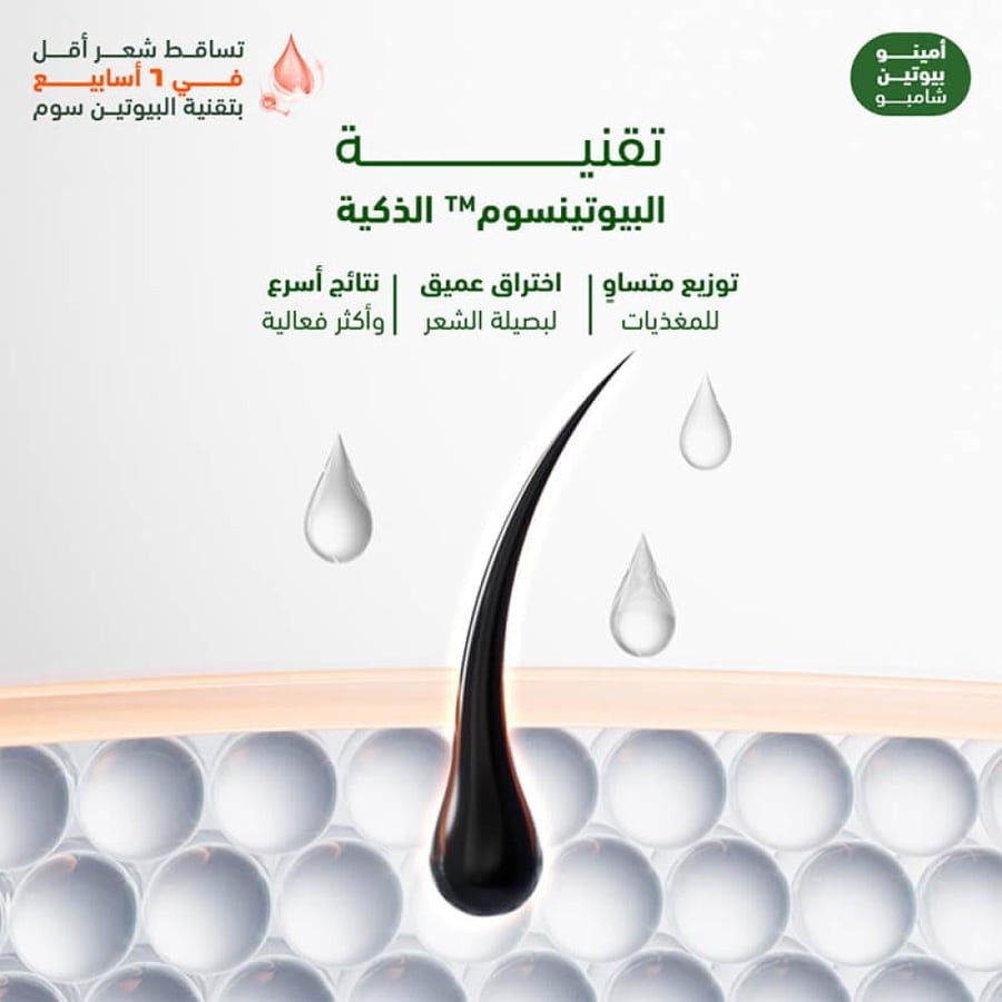 شامبو أمينو بيوتين متعدد الاستخدامات 500 مل من سي كي دي