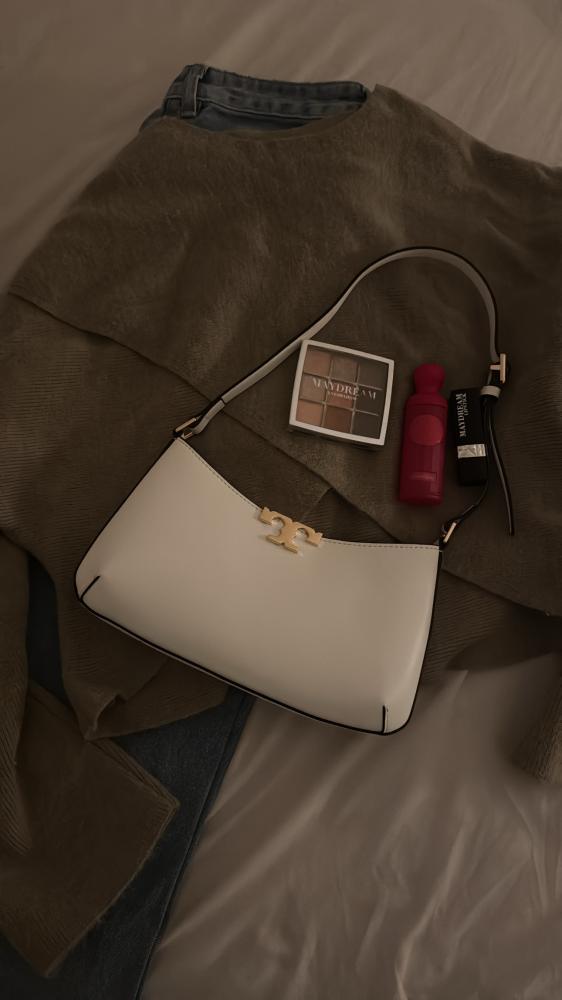 شنطة توري بورش — Tory Burch Double T Curved Shoulder Bag