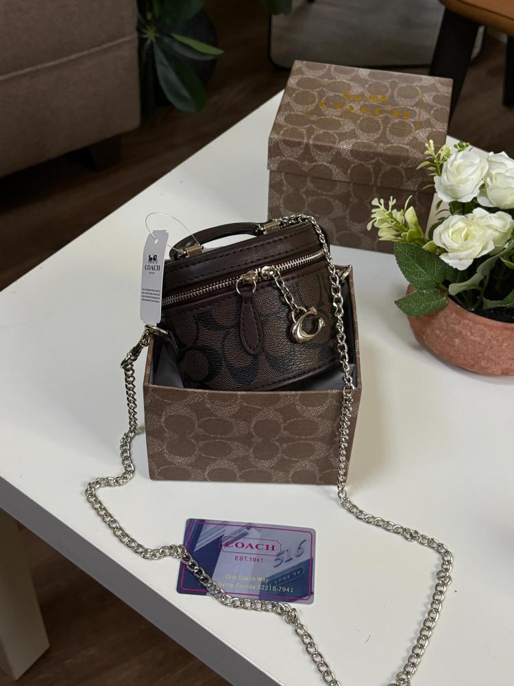 شنطة كوتش — Coach Cherry Print Mini Satchel Bag