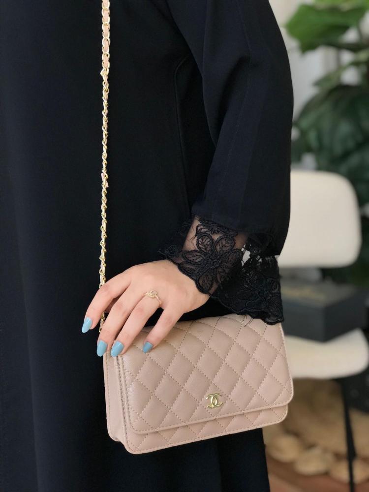 شنطة شانيل — Chanel Flap Bag With Top Handle