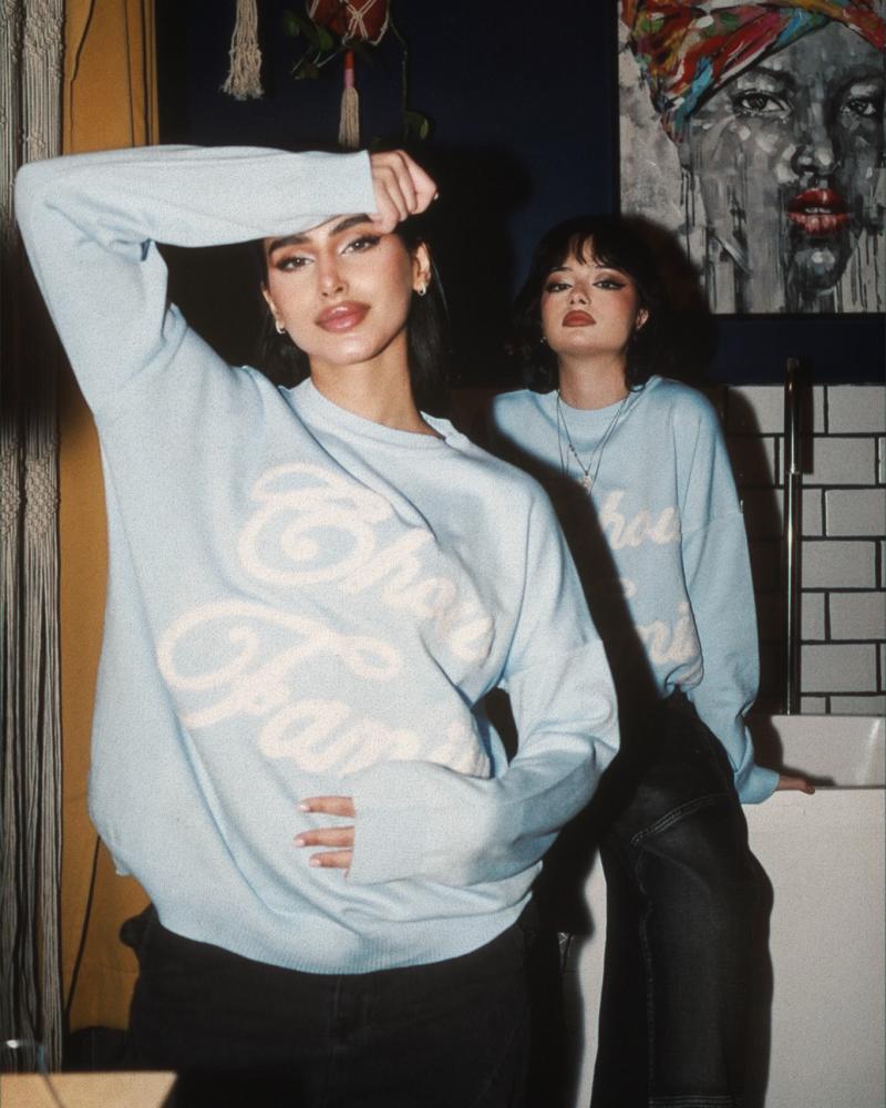 c26 sweater baby blue