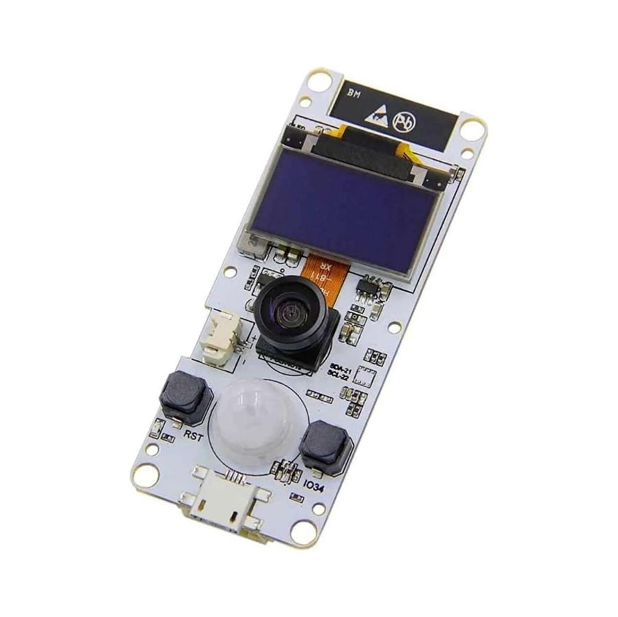 TTGO T-Camera ESP32 with PIR Sensor - لوحة ESP32 بكاميرا وحساس حركة