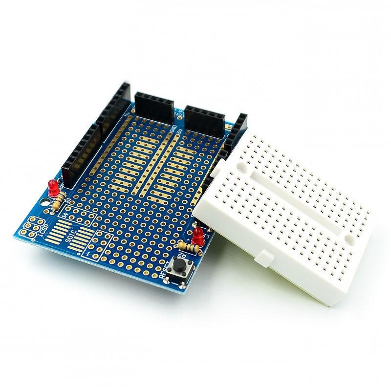 Arduino UNO Proto Shield 170pts Breadboard - شيلد بروتو أردوينو أونو