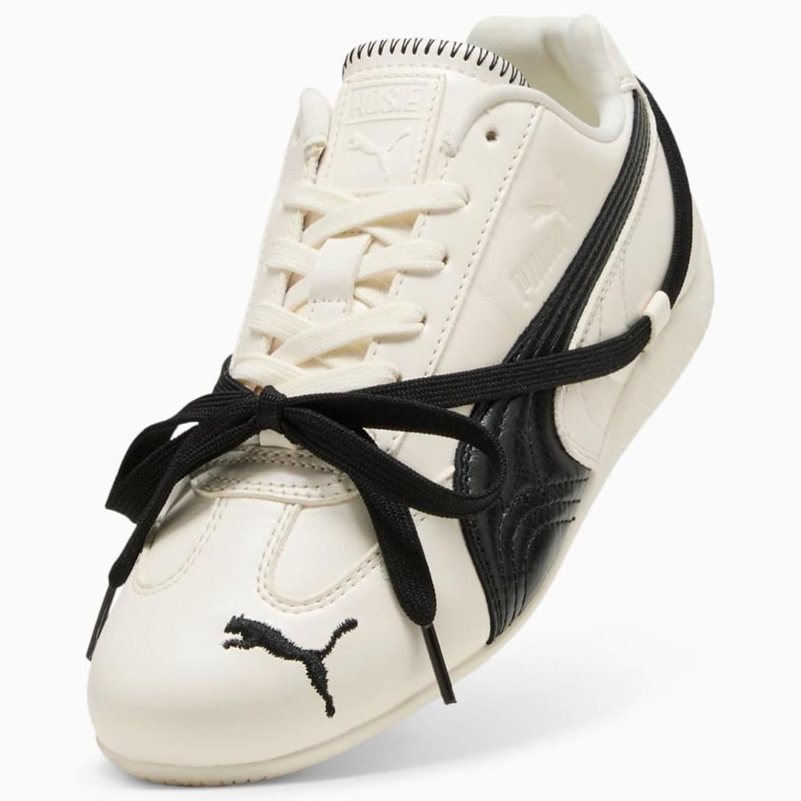 حذاء بوما روزي سبيد كات PUMA Speedcat - أسود وأبيض