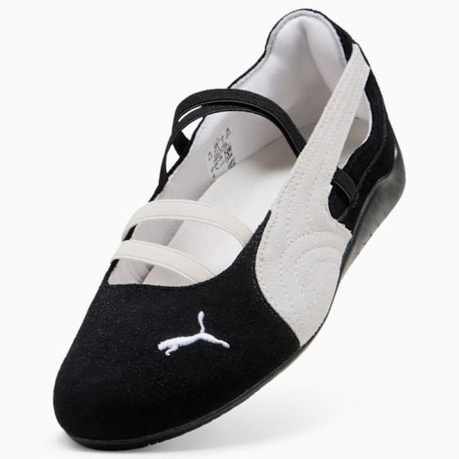حذاء بوما سبيد كات باليه Puma speedcat ballet - أسود وأبيض