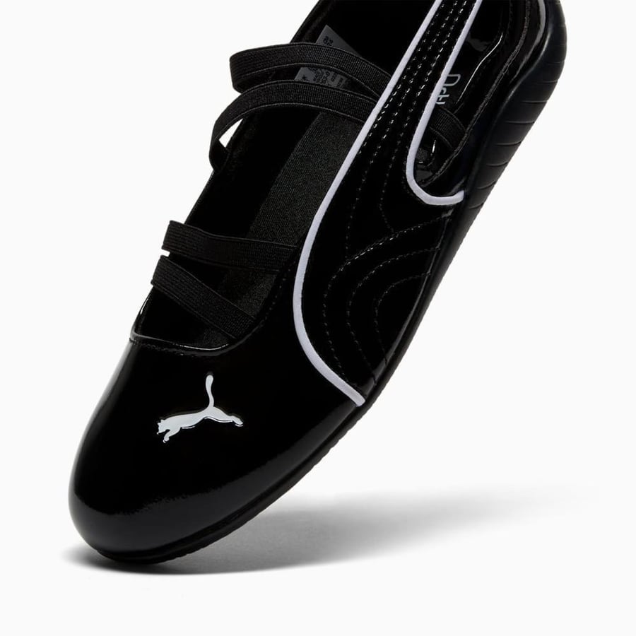 حذاء بوما سبيد كات باليه Puma speedcat ballet - أسود لامع