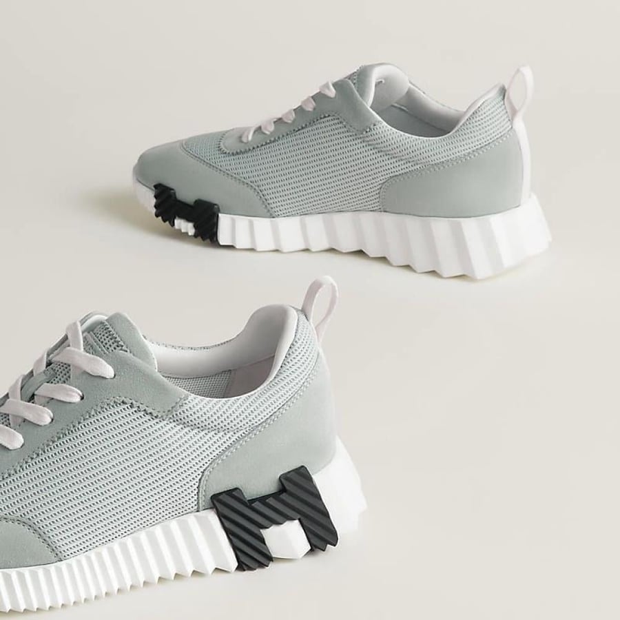 حذاء Bouncing sneaker من هيرمز HERMES - رمادي
